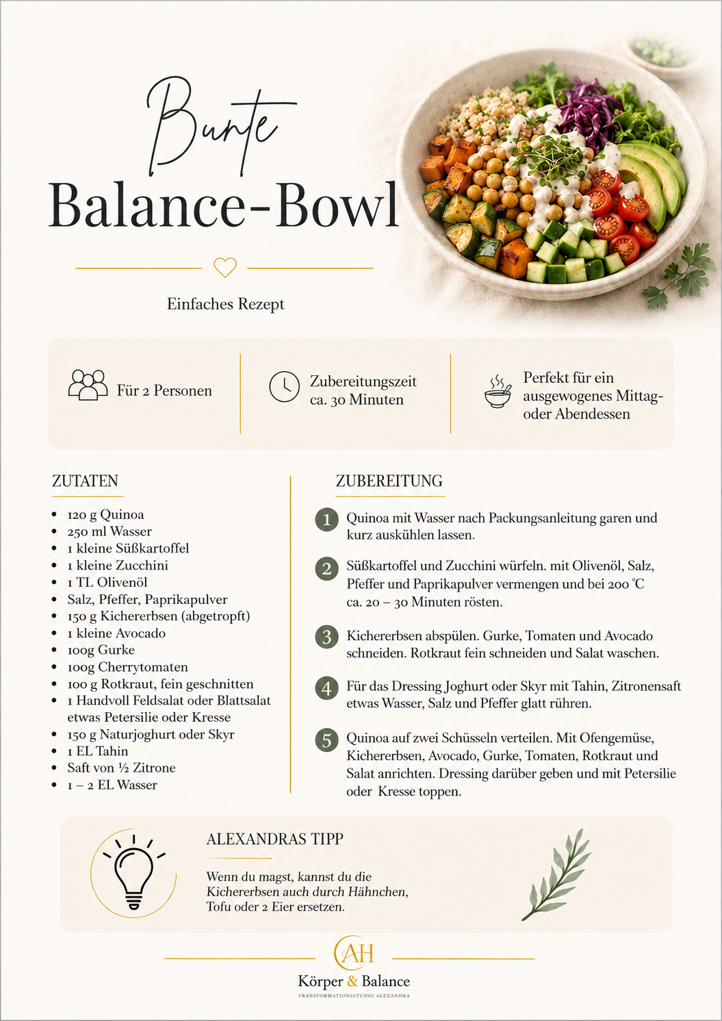 Bunte Balance-Bowl